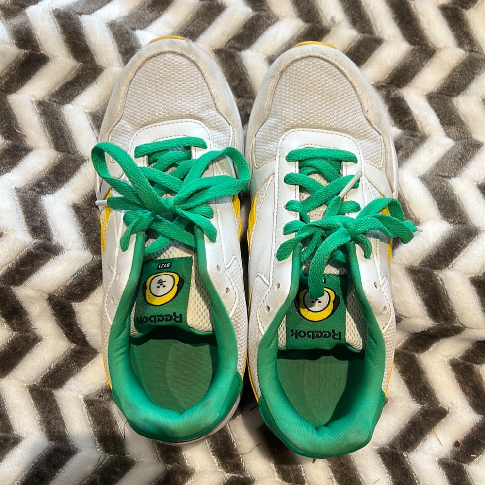 Gently worn reebok bt21 chimmy sneakers
